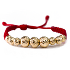 Pulsera Tejida con Oro 18k Amarillo Personalizada