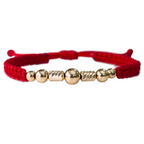 Pulsera Tejida con Oro 18k Amarillo Personalizada