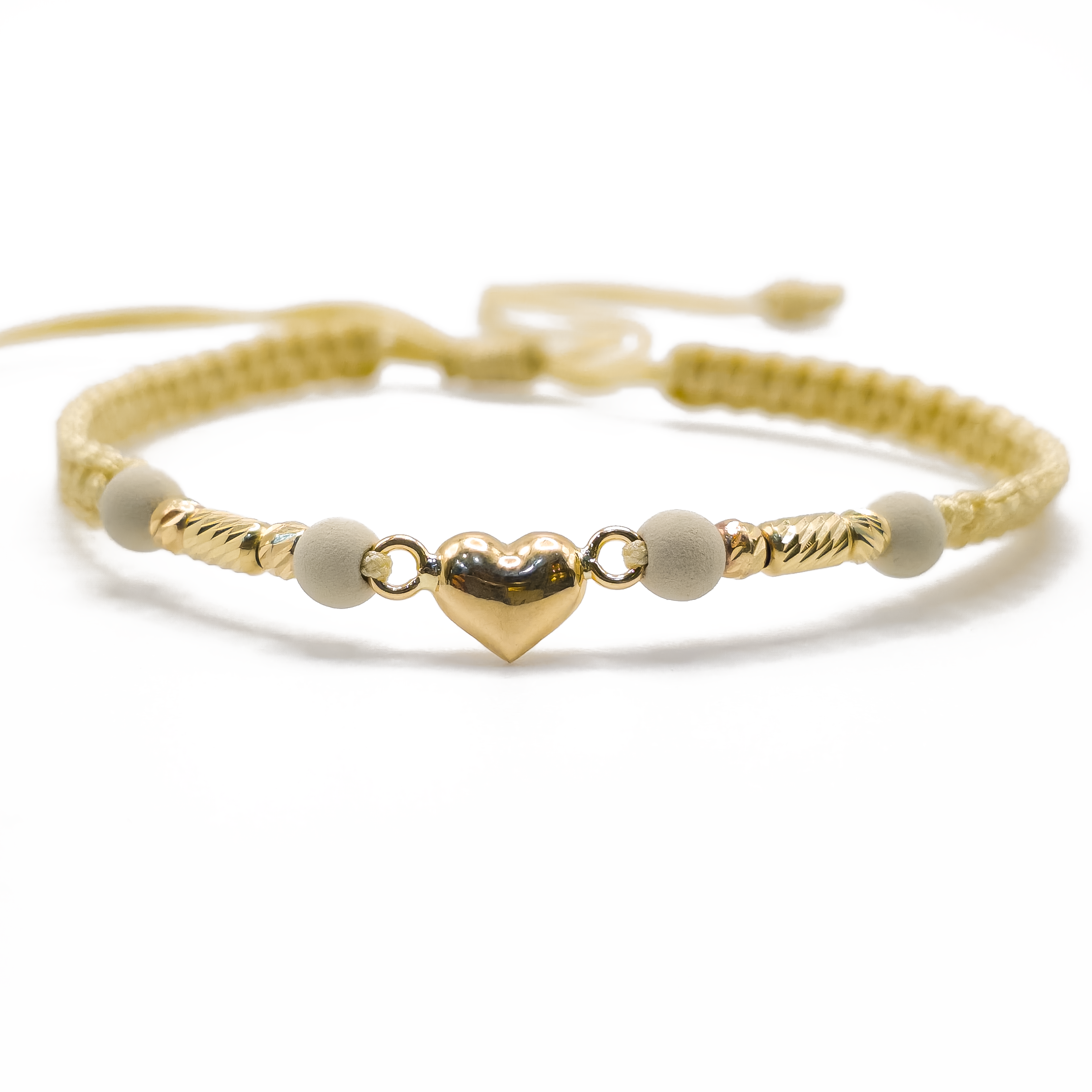 Pulsera Tejida Corazón