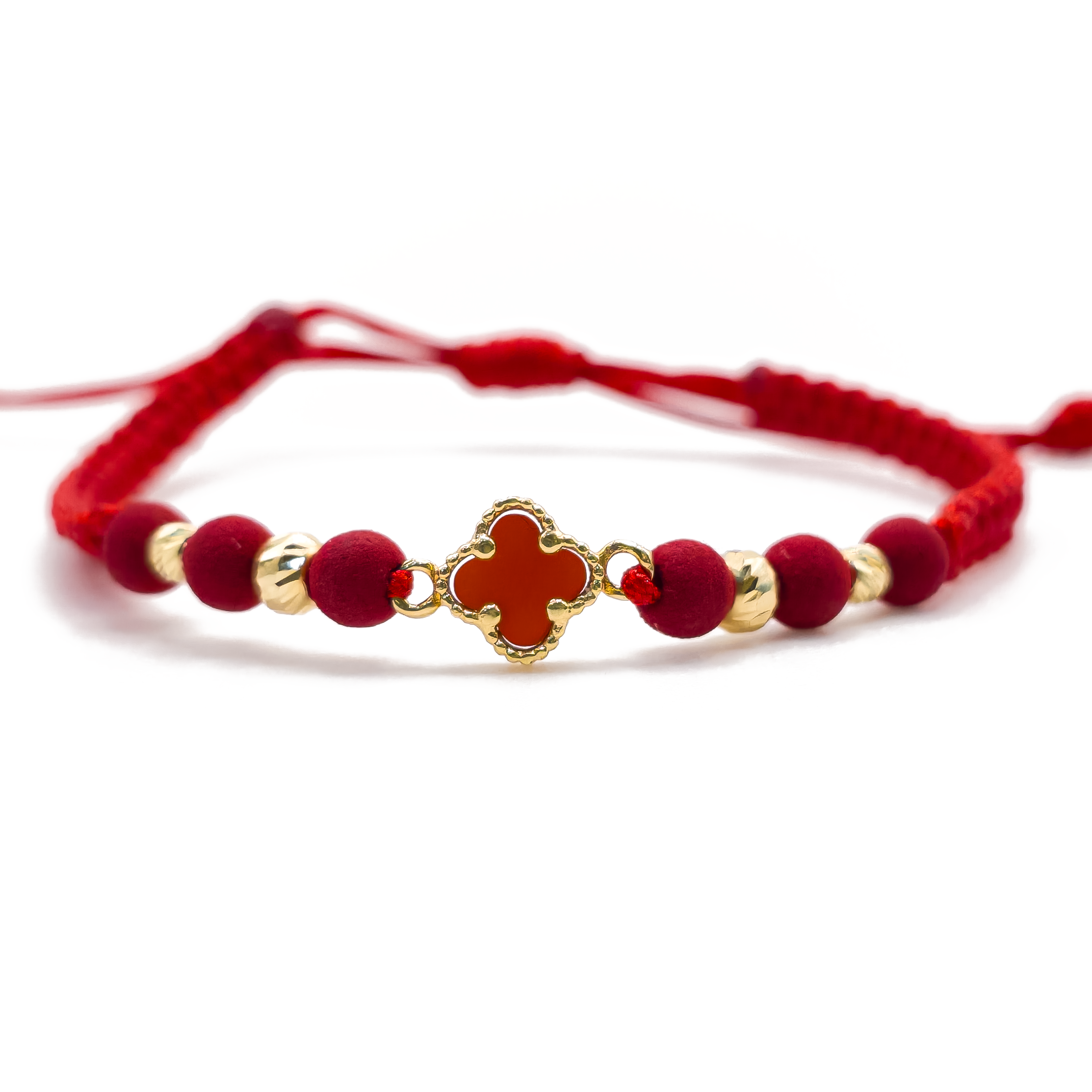 Pulsera Tejida Trébol