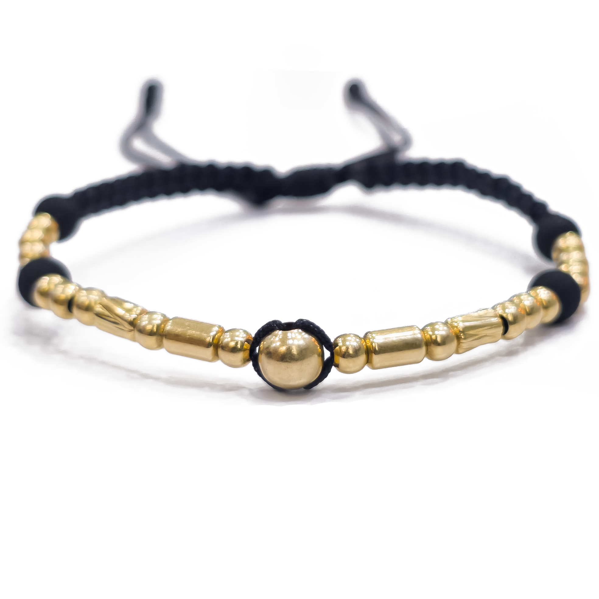 Pulsera Tejida Personalizada con Balines y Cilindros