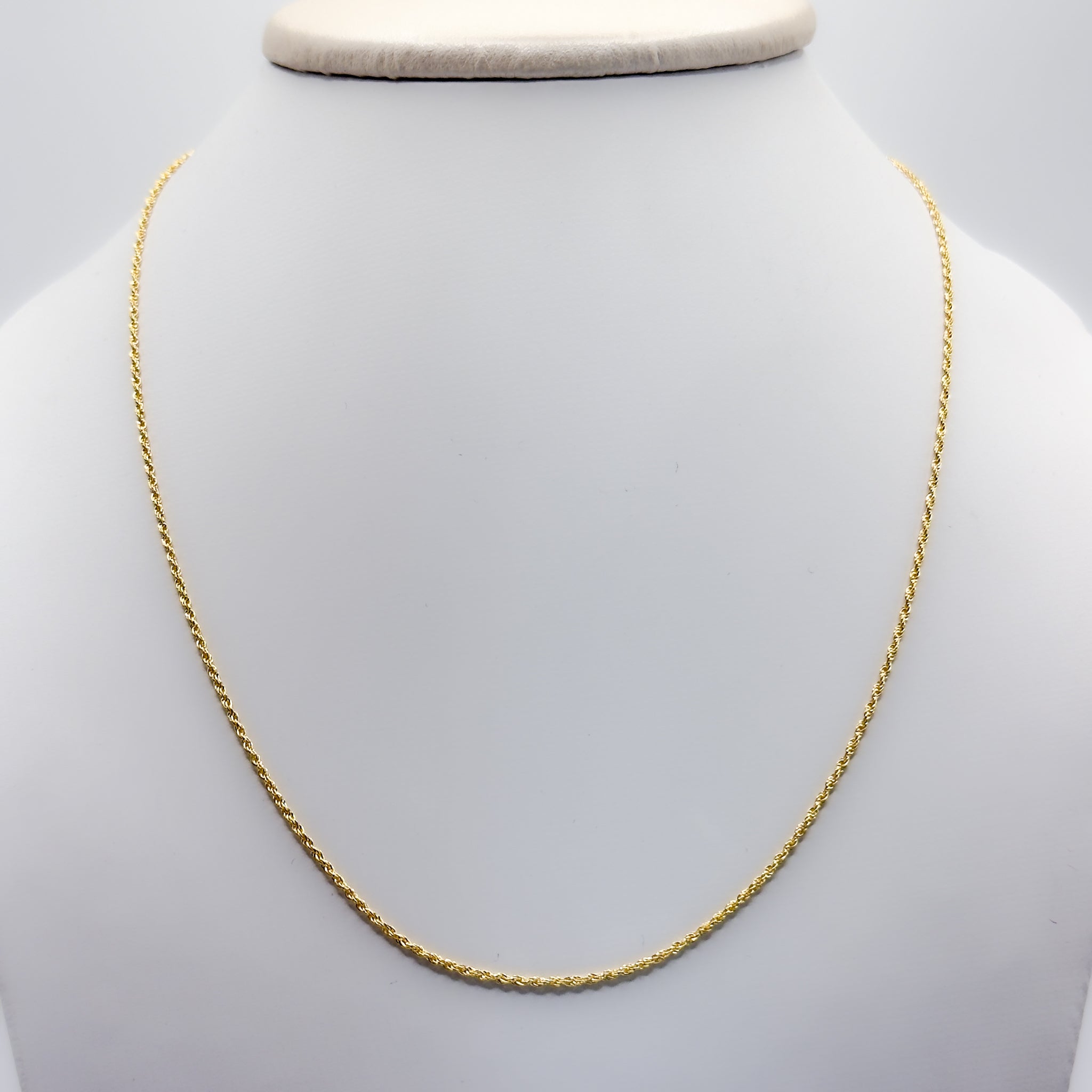 Cadena Mini Lazo 45cm Oro 18k