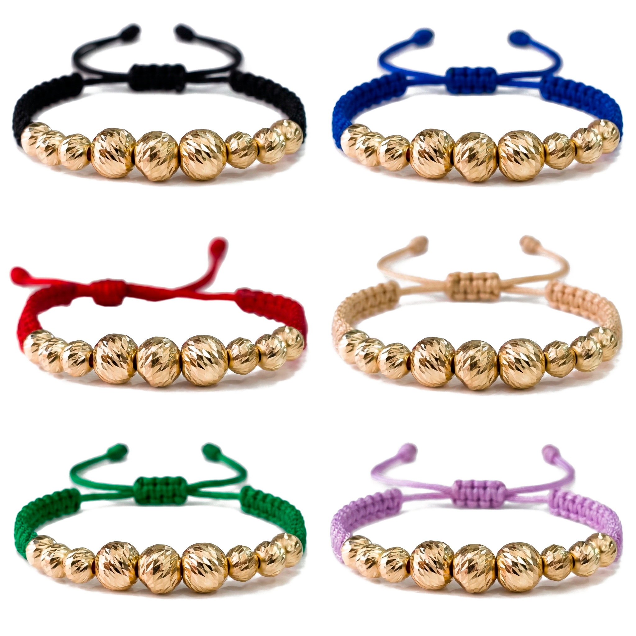 Pulsera Tejida con Oro 18k Amarillo Personalizada