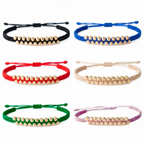 Pulsera Tejida con Oro 18k Amarillo Personalizada