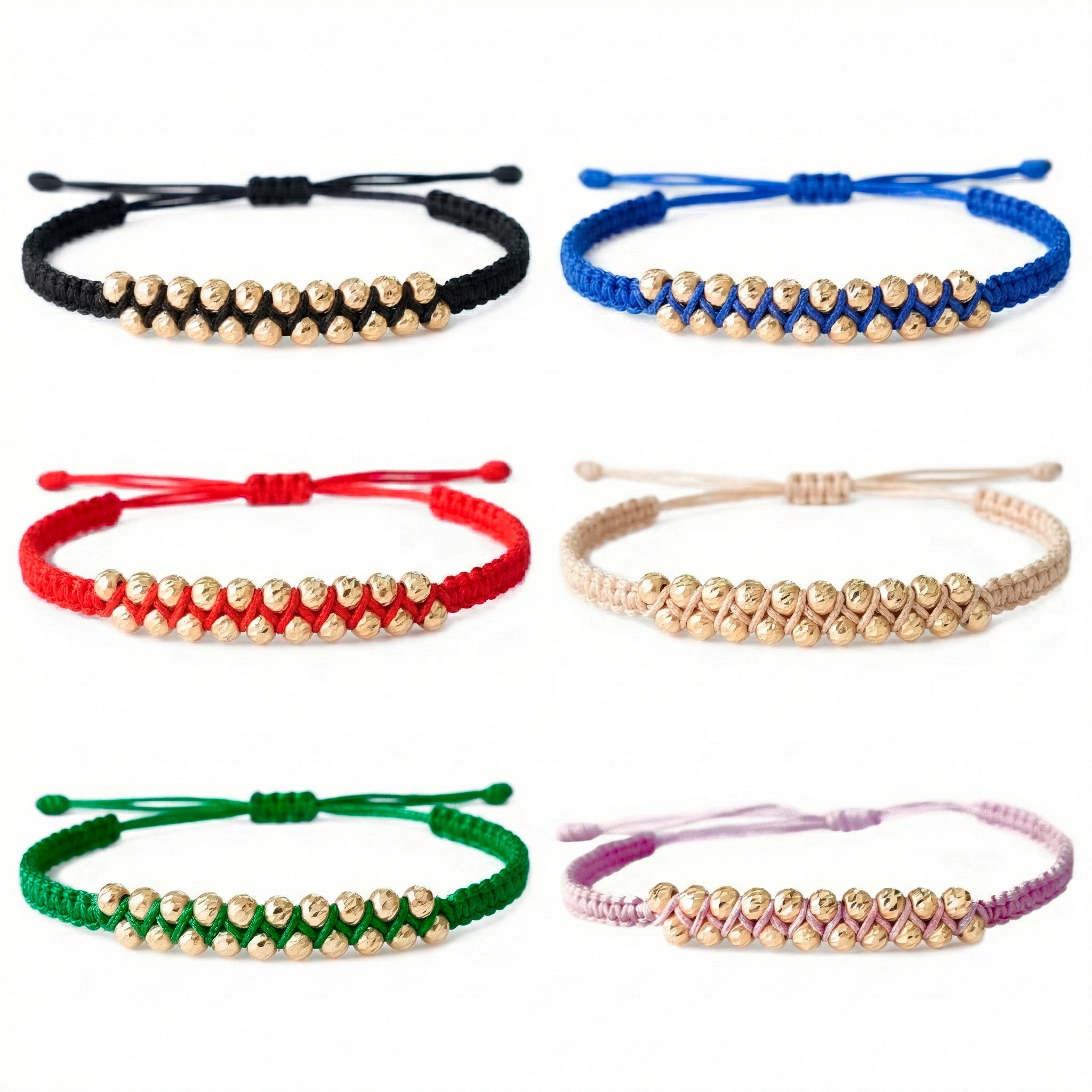 Pulsera Tejida con Oro 18k Amarillo Personalizada