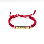 Pulsera con Placa + Nombre+ 2 Balines Diamantados #3