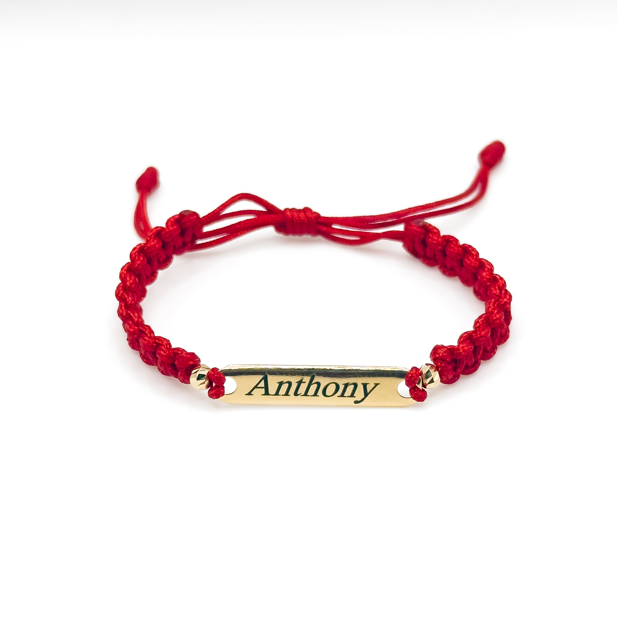 Pulsera con Placa + Nombre+ 2 Balines Diamantados #3