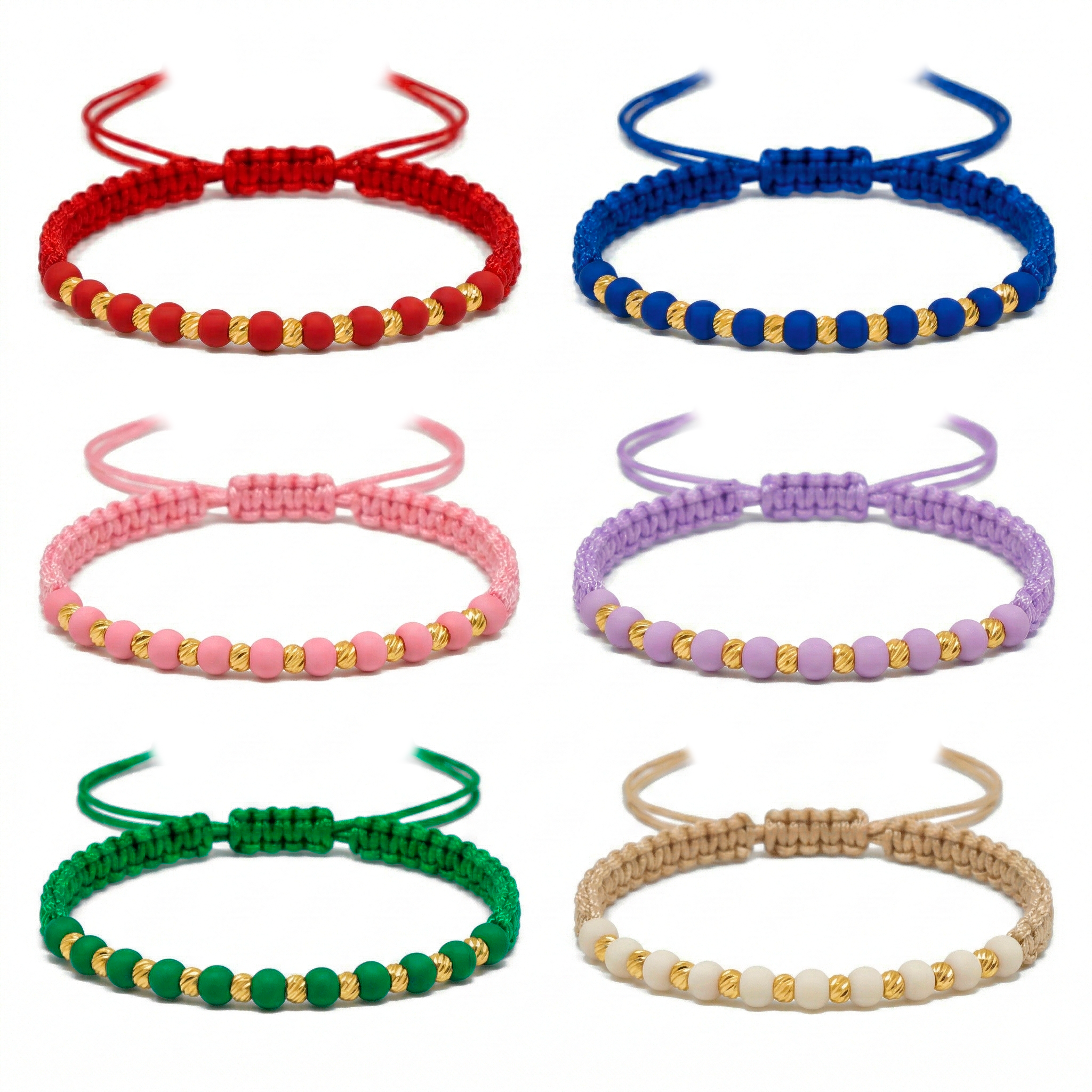 Pulsera Tejida con 10 Balines Diamantados #3 +  Neoprenos