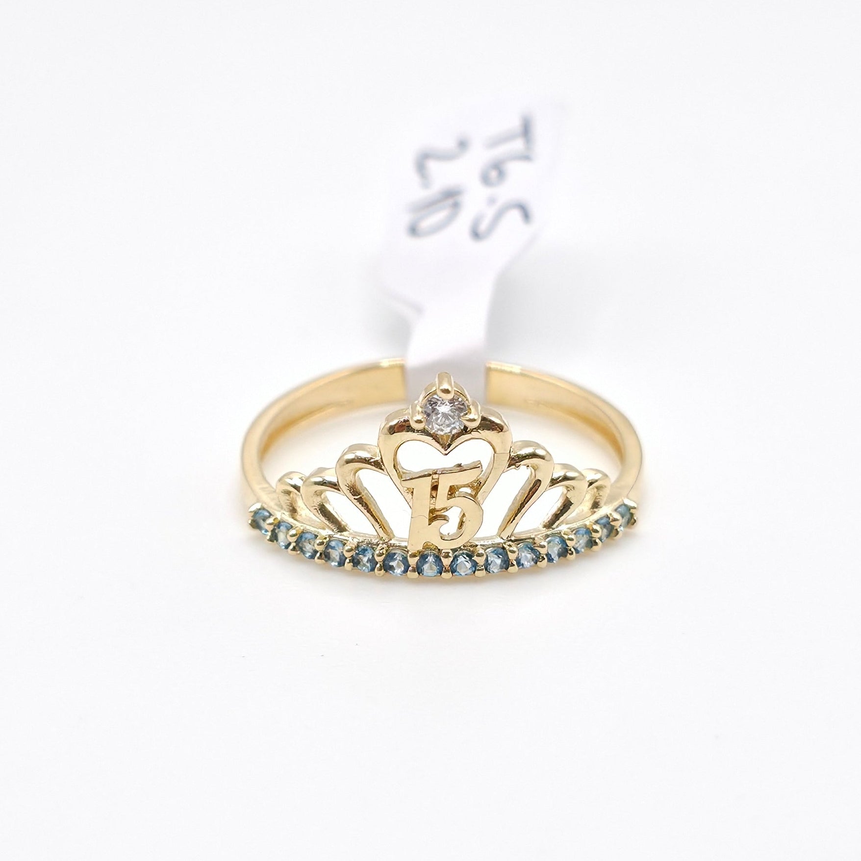 Anillo 15s Talla 6.5 - 2.10gr