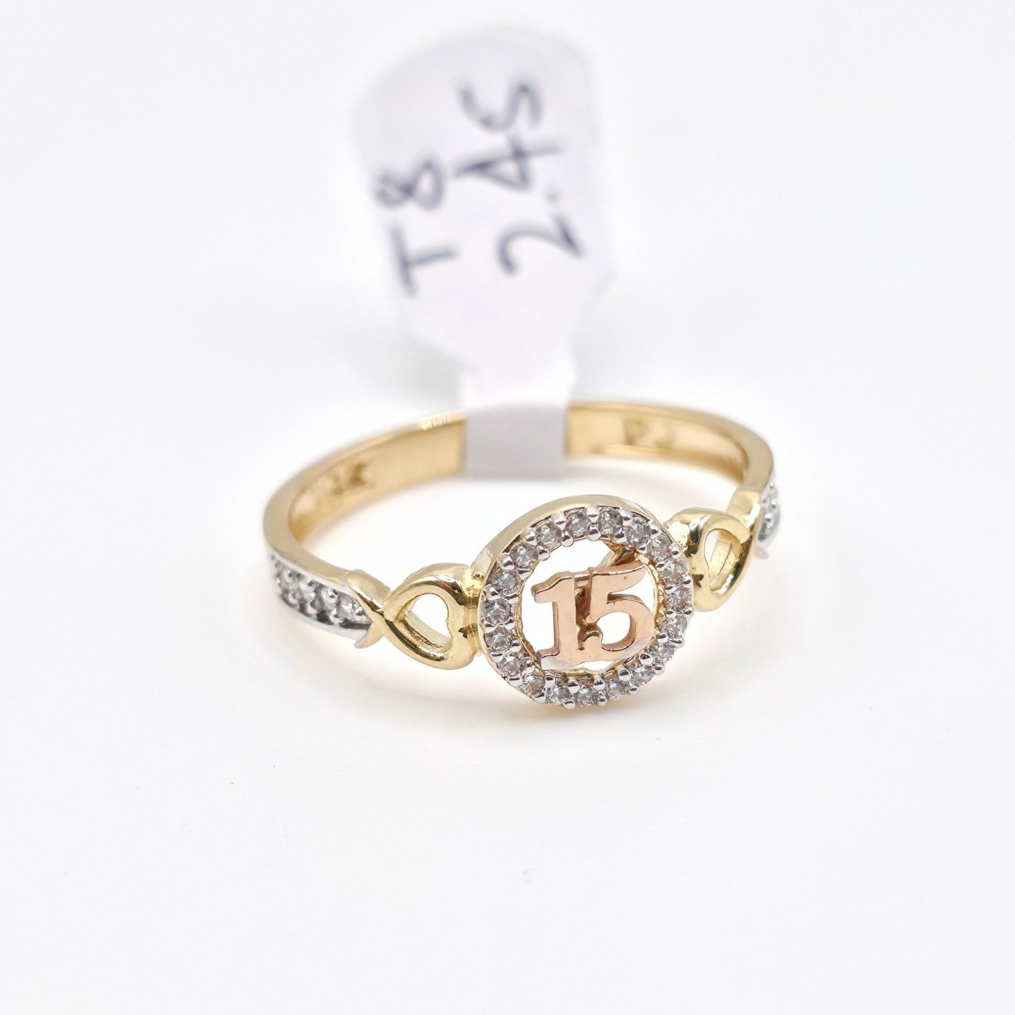 Anillo 15s Talla 8 - 2.45gr